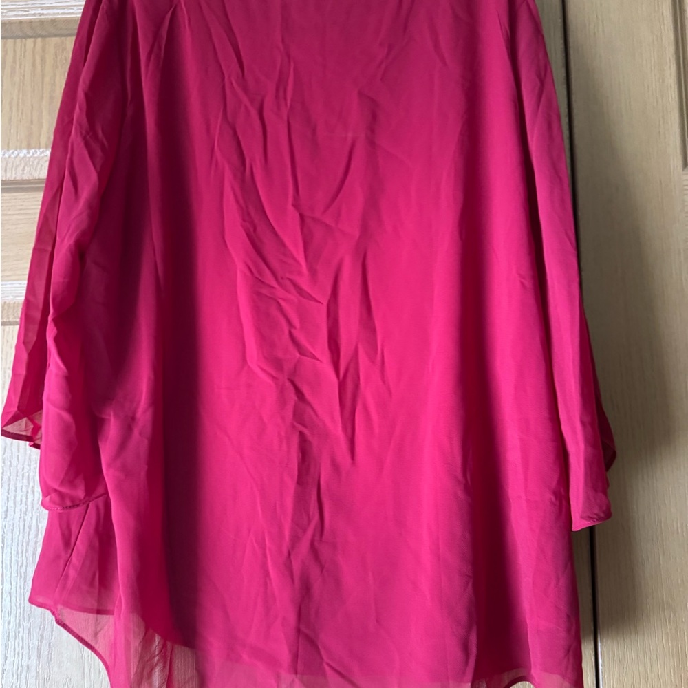 **NEW** ACEVOG Womens Casual Scoop Neck Loose Top 3/4 Sleeve - Picture 7 of 9